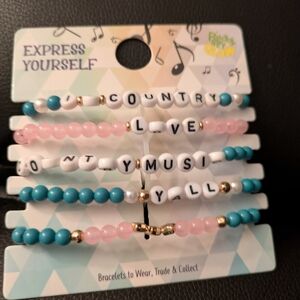 Express Yourself Beaded Bracelets
